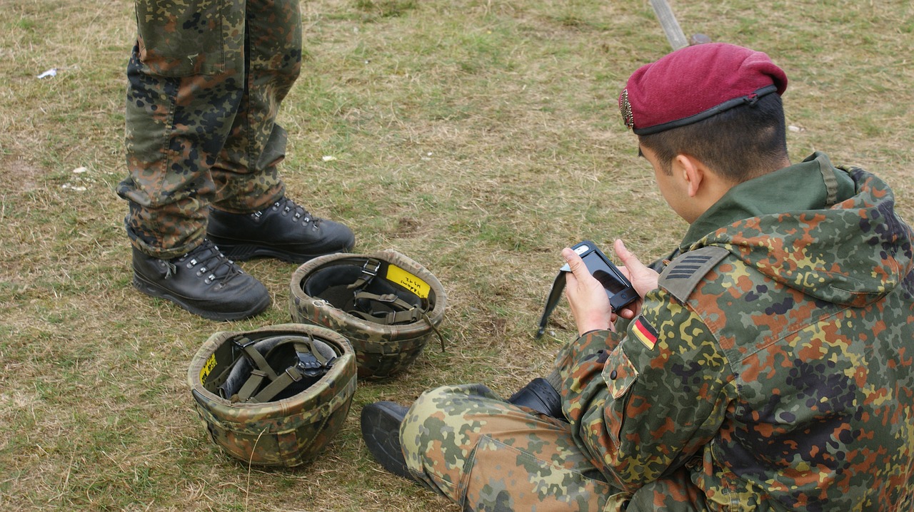 Soldaten im Teutoburger Wald