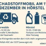 Schadstoffmobil 2025 in Hörstel und Dreierwalde