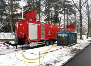 Feuerwehren aus dem Kreis Steinfurt in Berlin im Einsatz