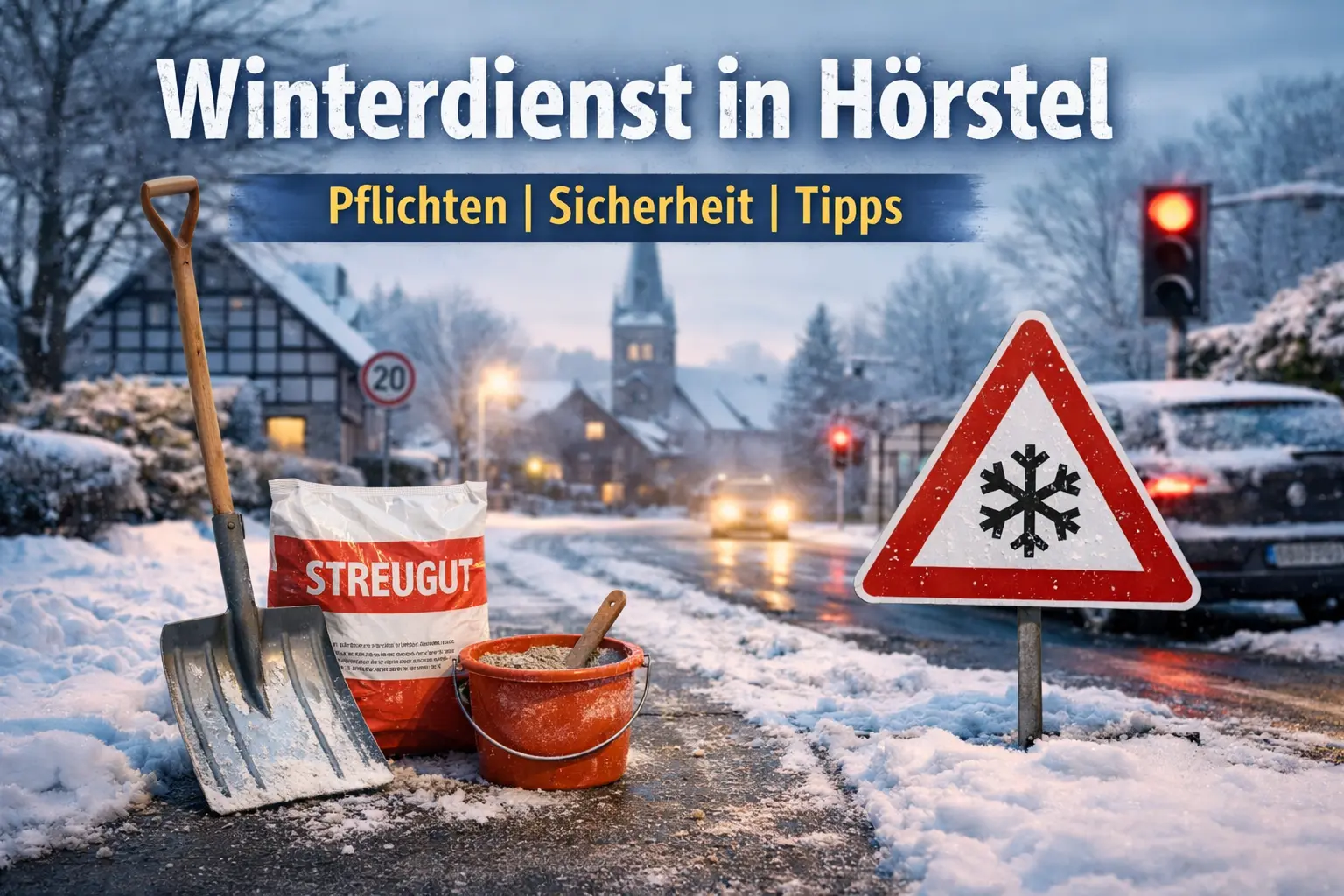 Winter in Hörstel, Streupflicht, Sicherheit und Tipps