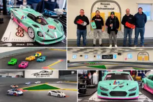 RC-Cars, Rennstrecke und Mitglieder des RCMC Ibbenbüren in Hörstel-Riesenbeck